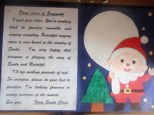 中山台幼稚園 保育の様子 サンタさんからお手紙が届きました